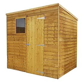 7 x 5 Waltons Overlap Pent Wooden Shed